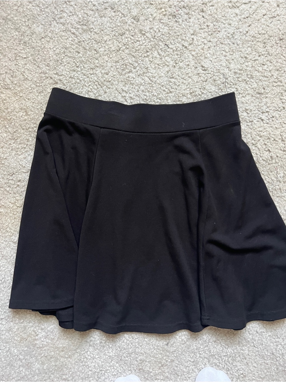 H&M Black Circle Skater Skirt